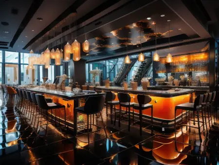 Cafes interior multi styles