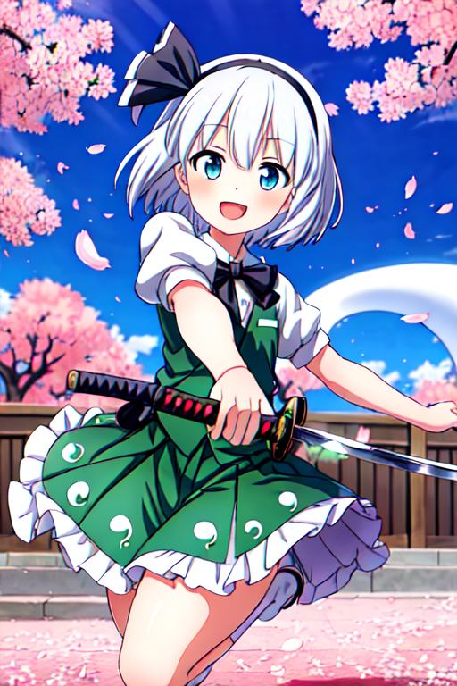 konpaku_youmu/妖夢/콘파쿠요무 (Touhou) image by Yumakono