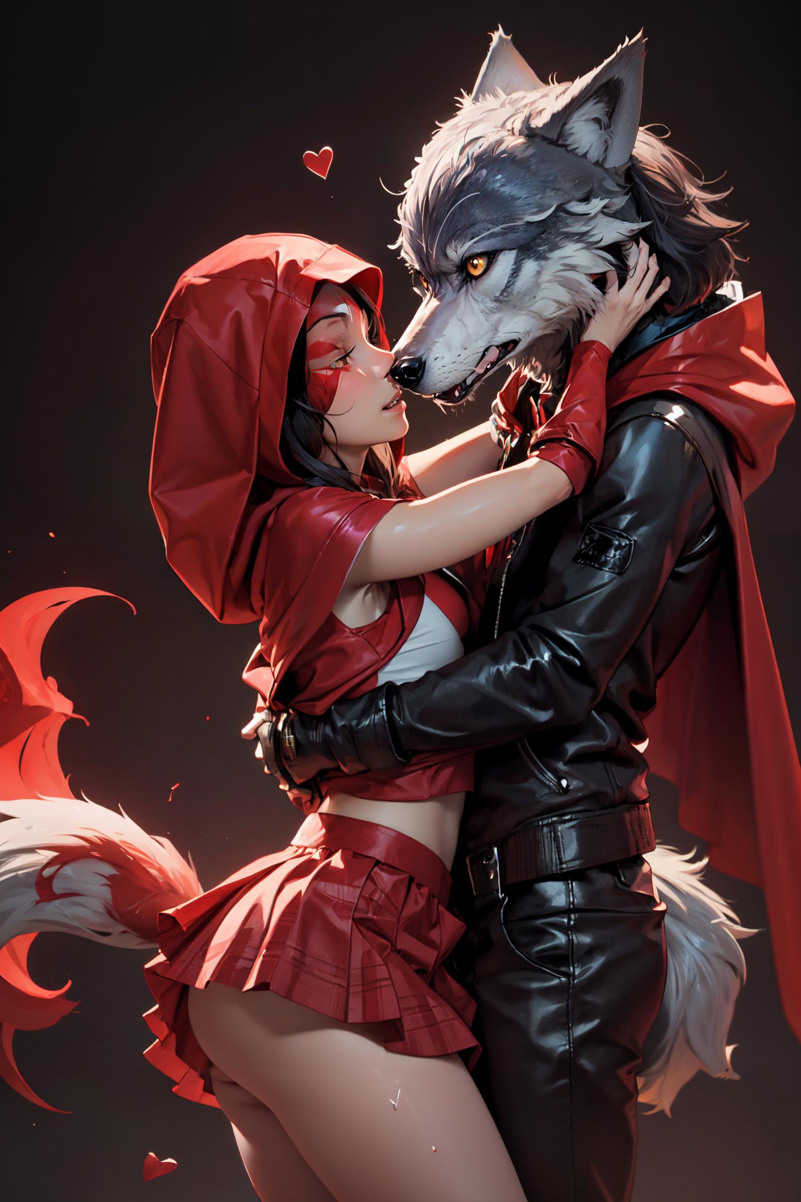 Sexy Little Red Riding Hood outfit|情趣内衣:小红帽疯狂抽插狼先生款 image by shigato