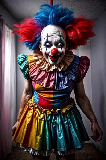 clown surprise party waiting for you in heaven or hell or whereever you believe you go in the afterlife. Clowncore