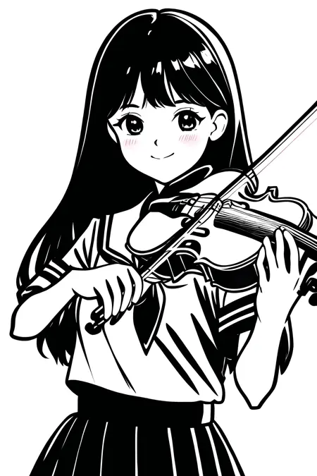 黑白画|线条画|