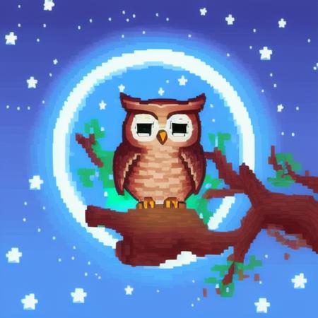 Screech, but pixel art