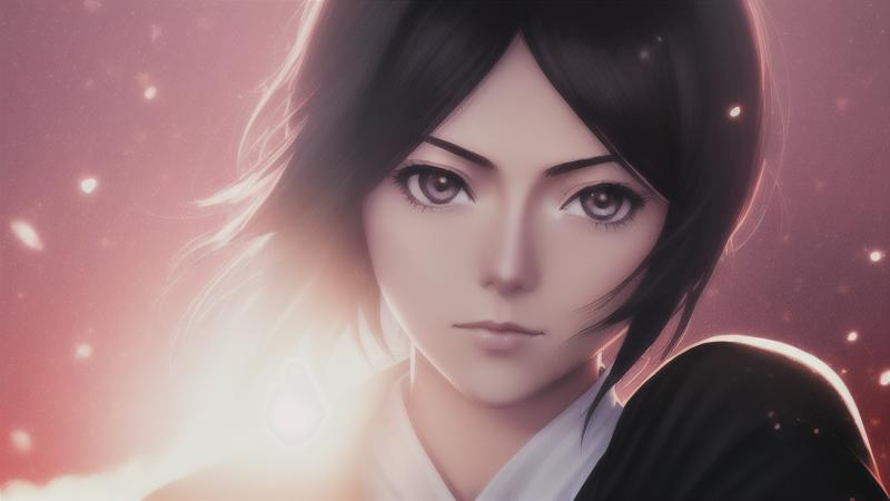 00248-2764875426-((1girl)), rukia kuchiki from bleach,  warm light, particles, head shot.png