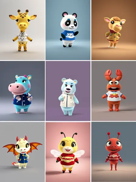 Animal Crossing Style [SDXL]