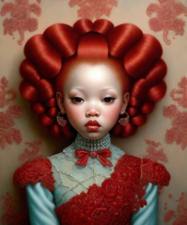 realistic_cute_creepy_red_hair_ebony_girl_painting__melancholic__high_fashion__hyper_realism__muted_colours__rococo__ln_the_style_of_natalie_shau__loretta_lux___pop_surrealism__lowbrow__3212751300.png