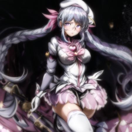 White haired female anime character illustration, Drifters, anime, Olminu  HD wallpaper