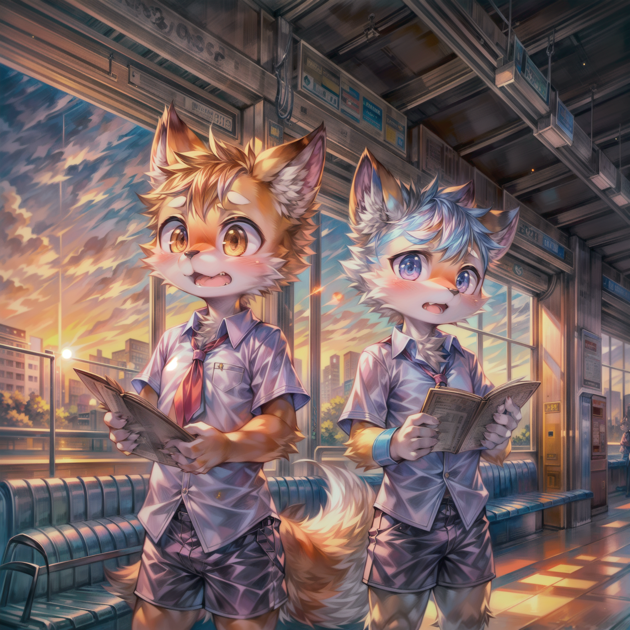 Crosskemono(furry_model&human_model) image by CUDA_OUT_OF_MEMORY