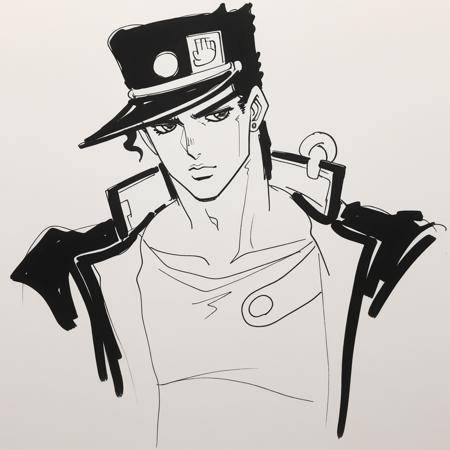 Illustrious - Araki sketch style - JoJo's Bizarre Adventure v1.0