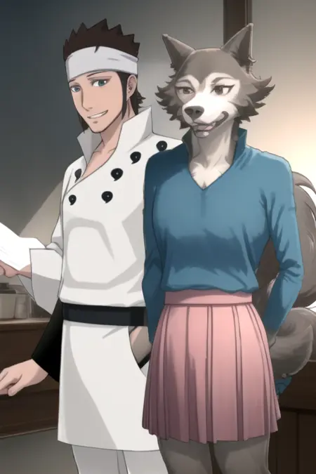 Ashura Otsutsuki x Leano (Naruto x Beastars)
