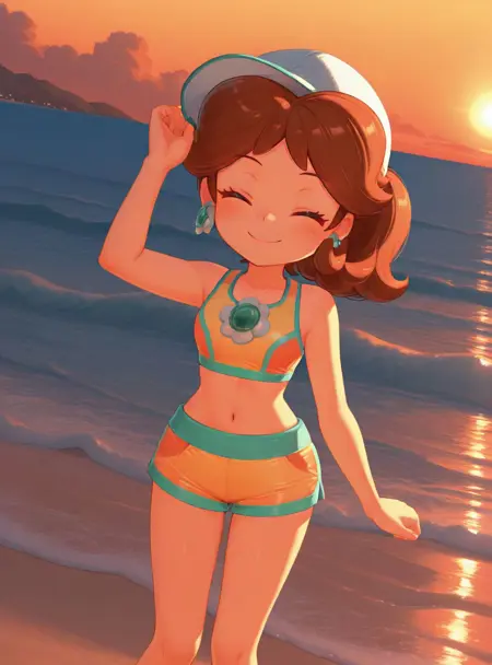 Princess Daisy (Swimwear) - Mario Kart World