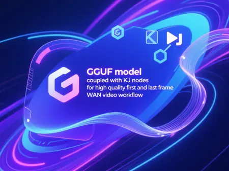 GGUF model coupled with KJ nodes for high quality first and last frame WAN video workflow