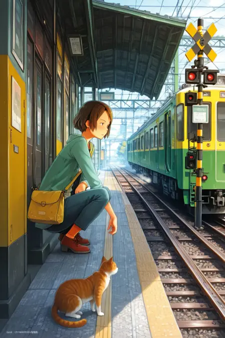 [illustrious XL] Yoshida Seiji/吉田诚治，人与自然/场景透视 - Artist Style