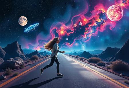 Space-time runnin' to you
Got holes in my shoes
Girl you know I break rules
On my way to you
My heart been tangled
Where you take me to
Girl you wearin' glow clothes
You like Barbie
Too