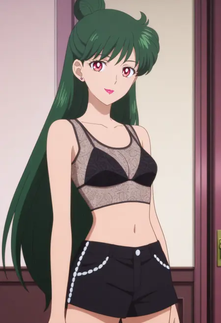 Sailor Pluto (Setsuna Meiou)/セーラープルート (冥王 せつな) - Sailor Moon Eternal + Crystal/劇場版「美少女戦士セーラームーンEternal + Crystal - Illustrious XL