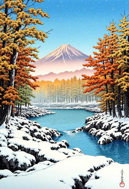 Hasui Kawase - FLUX v1.0