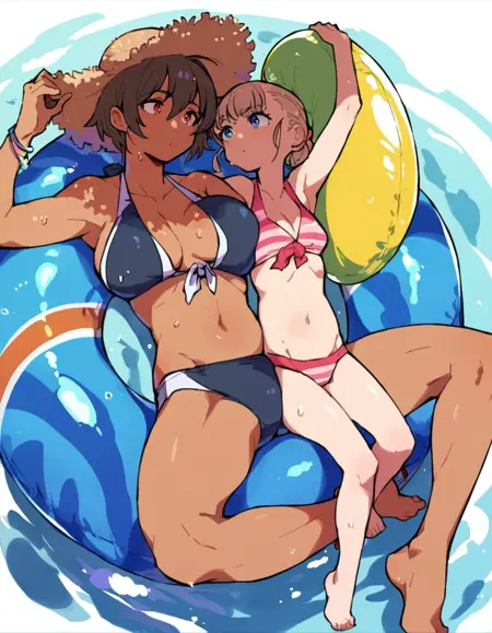 k m artstyle (Pixiv, etc) incl. characters [Pony]