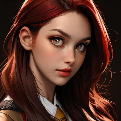 stone room, beautiful eyes, (brown eyes), (beautiful girl), 18 years old, high detail skin, (high detail eyes), highres, (ultra detailed), (high detail face), (highly detail face), (good face), (good noise), (masterpiece), (best quality), photorealistic, 1girl, long hair, (red hair), big breasts, big boobs, big tits, (standing), white skin, half body