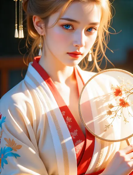 Qwen_ Ultimate Light and Shadow Hanfu Beauty _ Realistic