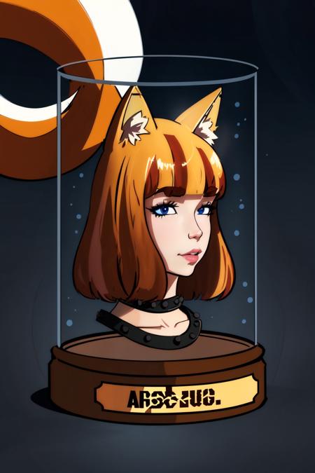 Highly detailed, High Quality, Masterpiece, beautiful, Head in Jar, <lora:HeadinJar-05:0.9>, 1girl, jar, head only, firefox-chan, <lora:Char_Meme_MozillaFirefox:0.8>