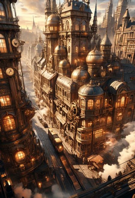 Steampunk Concept Art - XL SDXL V1.0