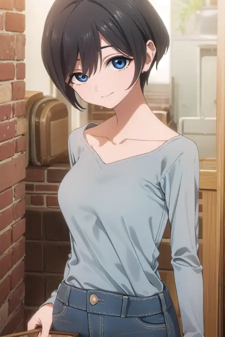 Yuwa Akebi (明日 ユワ) - Akebi's Sailor Uniform (Akebi-chan no Sailor-fuku) (明日ちゃんのセーラー服)