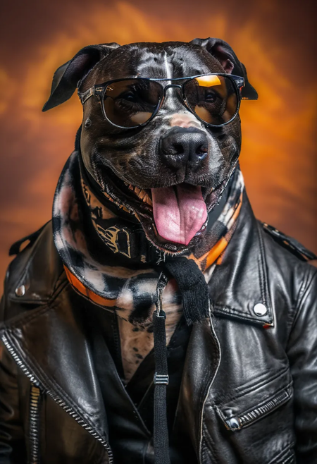 Black Pitbull Dog SDXL v1.0
