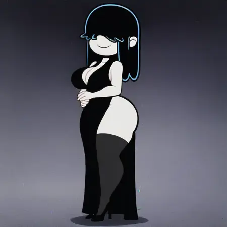 [18+] Lucy Loud In Her Dark Dress
