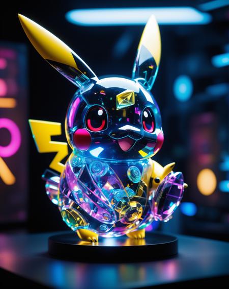 the Pikachu has been transformed into a bio-robot., perfect composition, hyperrealistic, super detailed, 8k, high quality, trending art, trending on artstation, sharp focus, studio photo, intricate details, highly detailed,