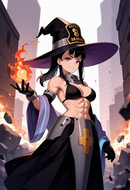 [IllustriousXL v0.1 LoCon] Maki Oze | Fire Force