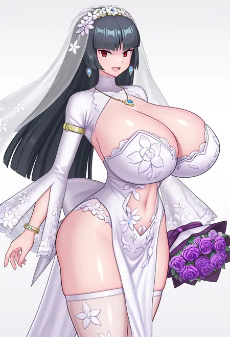 Blind Master Bride Kichi Azusa Costume - Action Taimanin