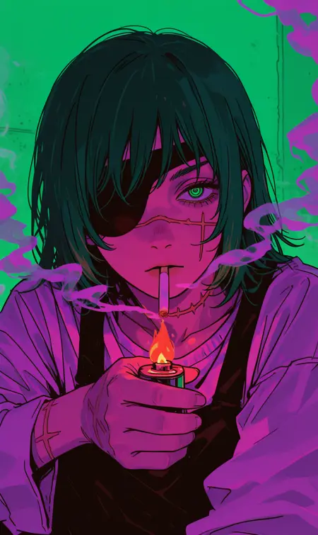 Niji oil painting drawing