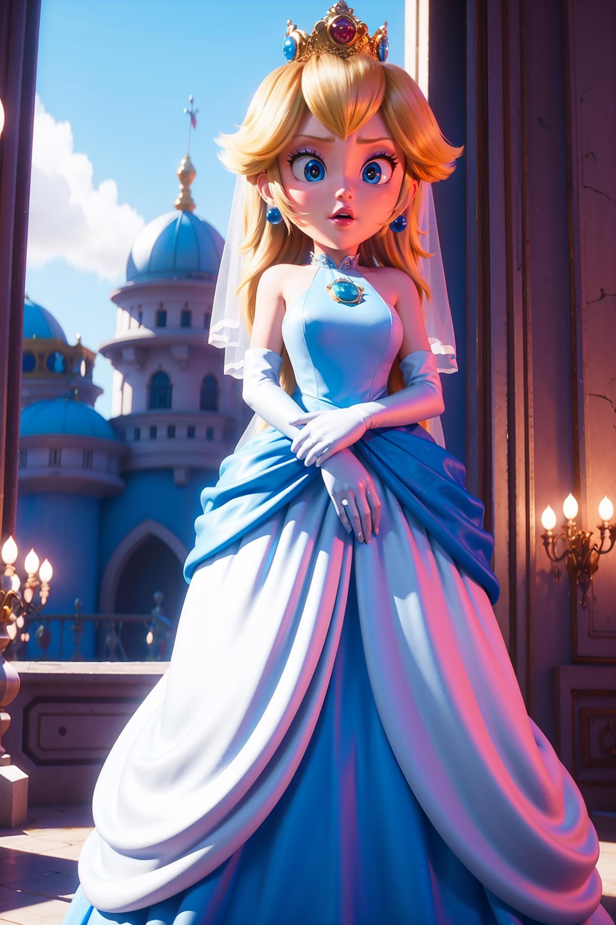 princess peach - The Super Mario Bros. Movie - movie like image by shadowrui