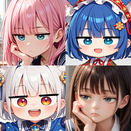 [SDXL] Comic Jitome 02 / ジト目(デフォルメ型) 02 v1.0