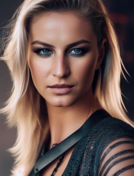 raw photo, a woman, blonde, glamour, cyberpunk  <lora:Gisele Bndchen v.2:0.8>
(foggy background, epic realistic, rutkowski, hdr, intricate details, hyperdetailed, cinematic, rim light, muted colors:1.2), detailed skin texture, (blush:0.5), (goosebumps:0.5), subsurface scattering