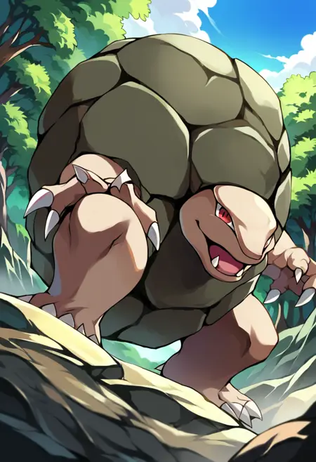 Golem (Pokemon/ポケモン)-PonyXL