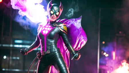 photo, smoke [Spiderman:Venom:(Green Lantern:1): ,0.5,0.65:bezier] scifi (superangers style:1) an attractive demon statue woman wearing a colorful mask and armor and black leather jacket, (lightning:1), energy, in a dark room<lora:djzSuperRangersV1-lyco:0.8> (friendzone style:1) <lora:djzFriendzoneV21:0.3> (ascendentredux style:1) <lora:djzAscendentRedux:0.3>