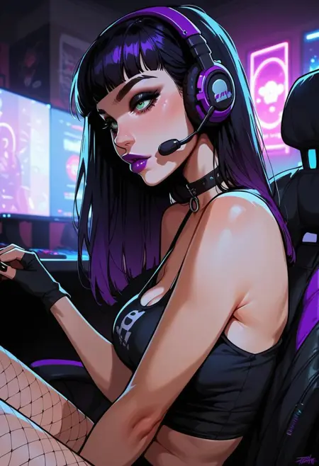 Selene [OC] E-Girlz by Hesefy