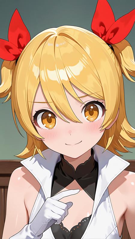 镜音铃 [簸回]-博歌乐（Kagamine Rin [Sunflower]-Vocaloid） IllustriousXL