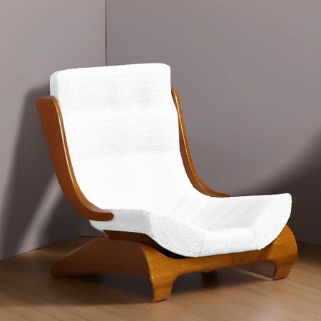 artek, Form-bent solid birch lamella, Birch plywood, Fabric upholstery with zig-zag-springs and PU foam and polyester padding, Leather upholstery with zig-zag-springs and PU foam and polyester padding,a white chair with a wooden frame and seat cushion on a white background