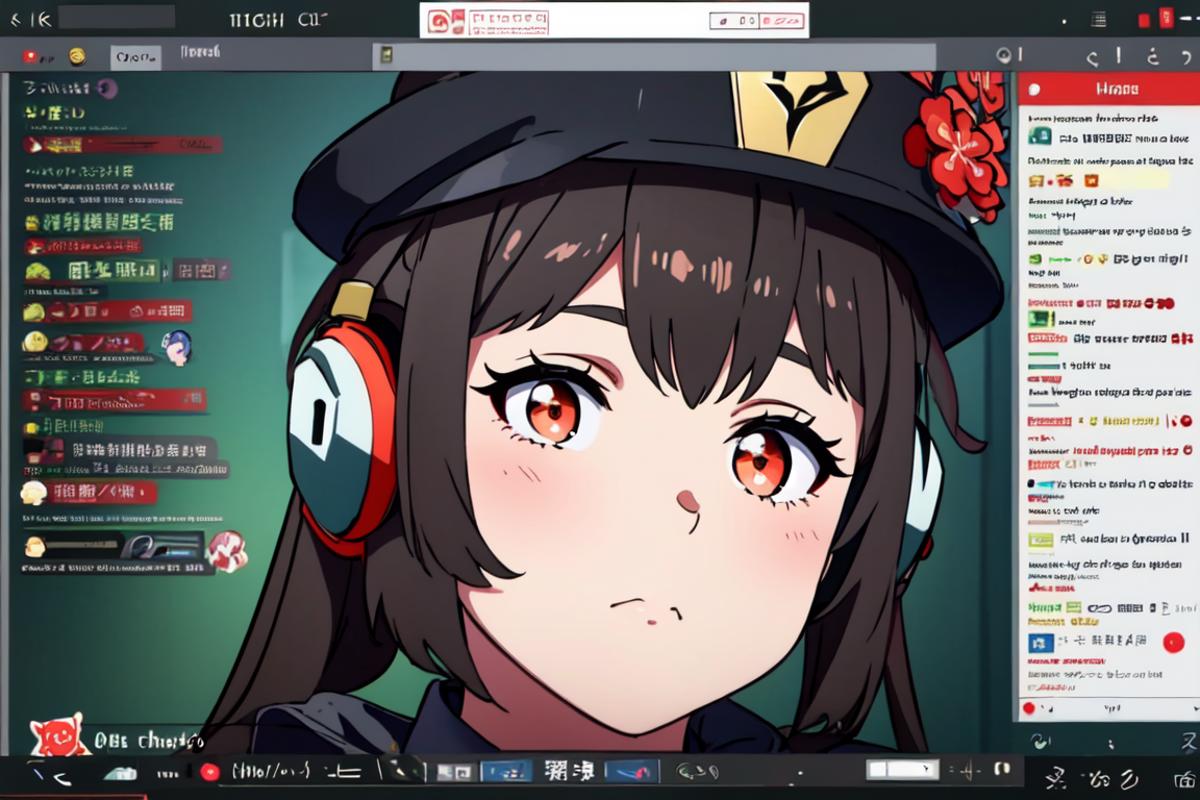 Twitch Chat Livestream | 2MB Concept LoRA image by Virtual_Insanity