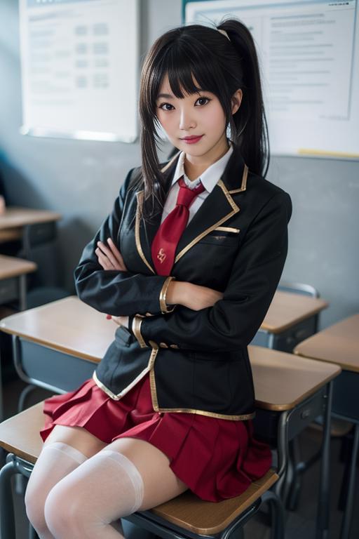 笨召 文月学院高中部校服 Baka to Tesuto to Shoukanju fumizuki academy school uniform image by Thxx