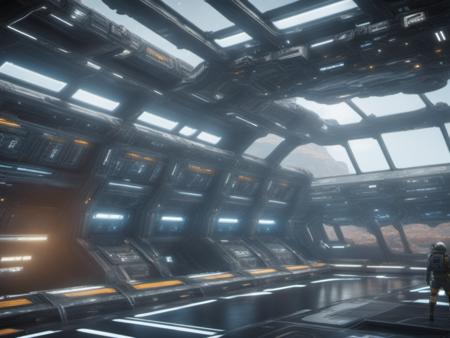 star citizen ship, Stable Diffusion