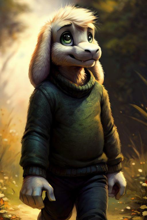 Asriel Dreemurr image by r545n