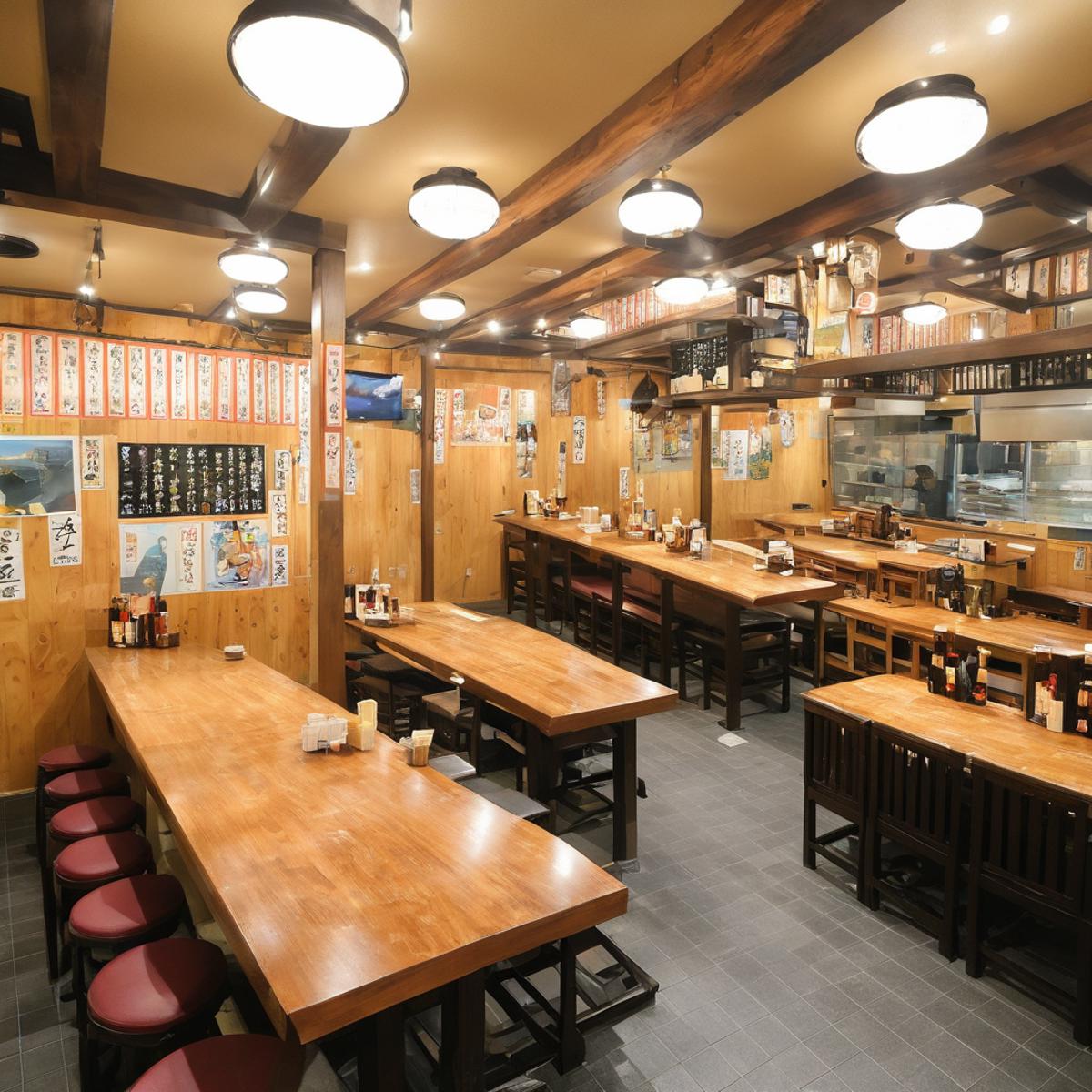 大衆酒場の店内 / Inside a popular Japanese Tavern SDXL image by swingwings
