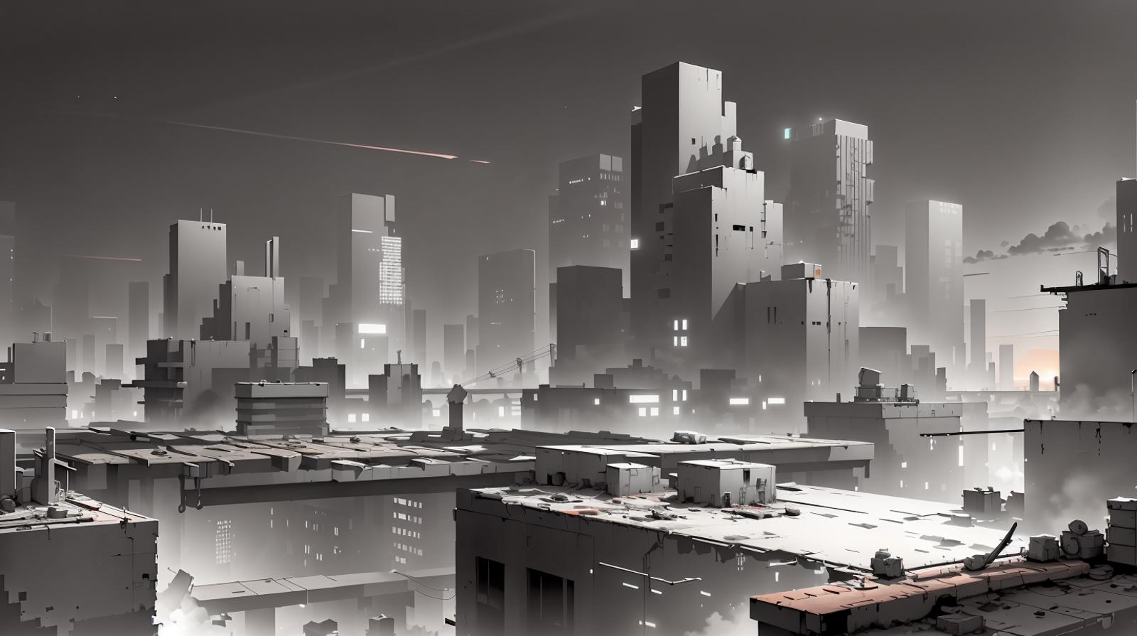 Whitebox Style - Environment - Level Design Concept Art - Game Dev Tool image by mnemic