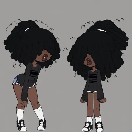 Blucy Bloud V3 (the loud house blackversion)