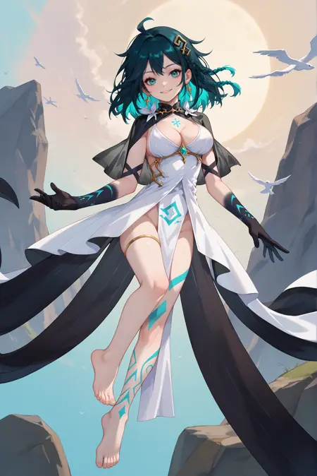 Wendy - Herrscher of The Wind | Houkai Gakuen 2 (Guns Girl Z) | Pony XL & SD1.5