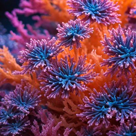 Beach sunset orange coral blue pink and purple, 
Miki Asai Macro photography, 
close-up, 
hyper detailed, 
trending on artstation, 
sharp focus, 
studio photo, 
intricate details, 
highly detailed, 
by greg rutkowski