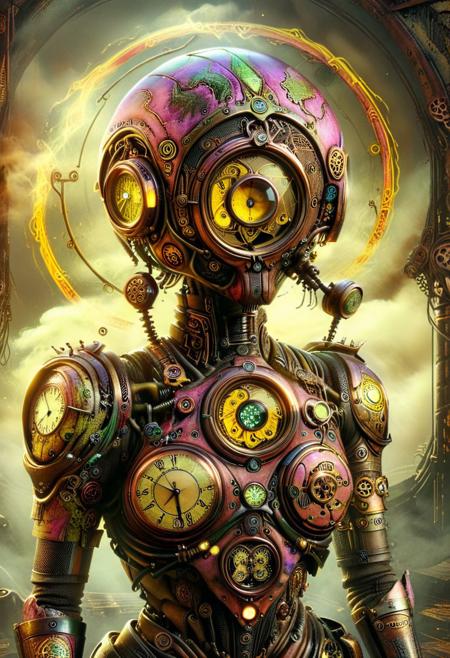 meme of 3560, postapocalypse, steampunk, cyberpunk, horror, body, aesthetic of realism, newfangled marvelous opus, precise details, future-proof atmosphere, (hotpink and yellow colors:0.1),  (balanced center composition, :0.1)