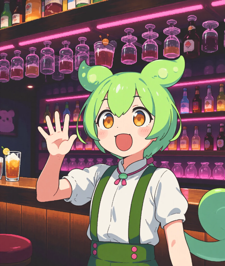 [Qwen image lora] Zundamon (Tohoku Zunko Project) / ずんだもん（東北ずん子プロジェクト） test01